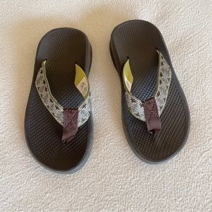 Chaco Kids Sandals - Brown and Yellow